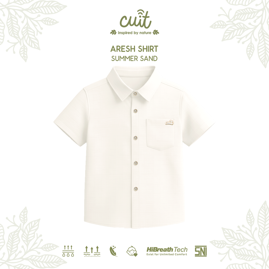 Cuit Aresh Kemeja Anak 3-10 Tahun