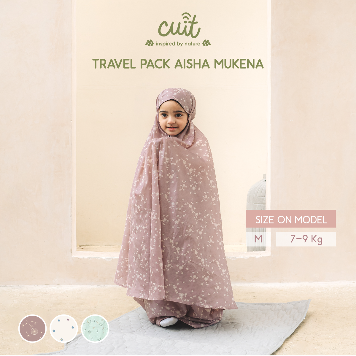 Cuit Aisha Mukena Travel Pack Anak