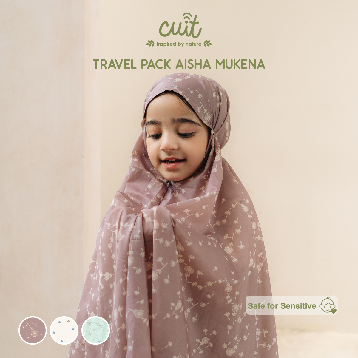 Cuit Aisha Mukena Travel Pack Anak