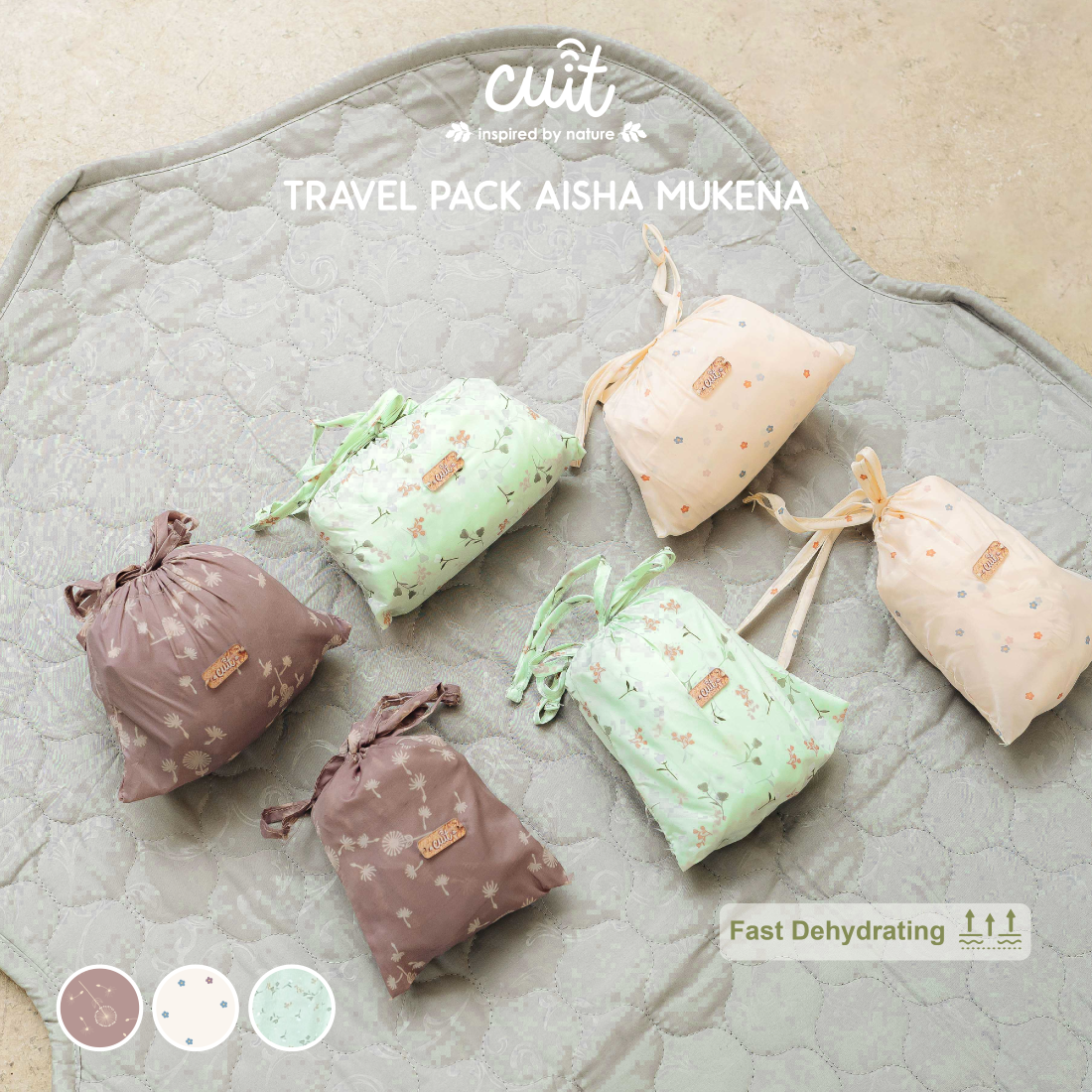 Cuit Aisha Mukena Travel Pack Anak
