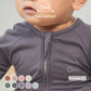 Cuit Turu Eco Double Zipper Sleepsuit Polos 0-12 Bulan