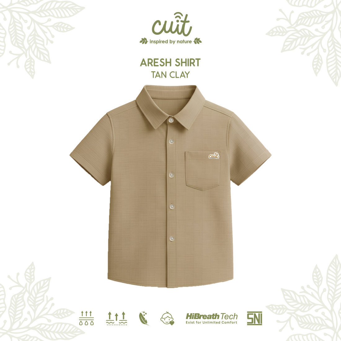 Cuit Aresh Kemeja Anak 3-10 Tahun