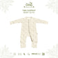 Cuit Turu Double Zipper Sleepsuit Baby 0 - 12 Motif Minimalis