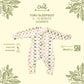 Cuit Turu Double Zipper Sleepsuit Baby 0 - 12 Motif Minimalis