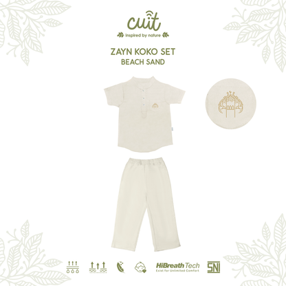 Cuit Zayn Baju Koko Set 1-6 Tahun