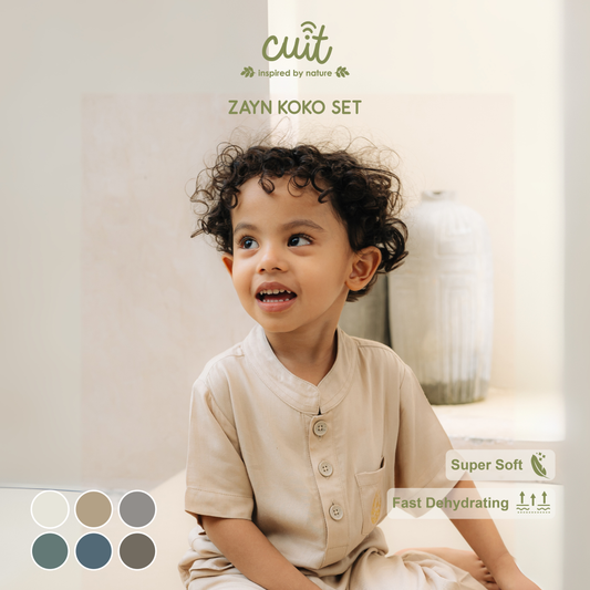 Cuit Zayn Baju Koko Set 1-6 Tahun