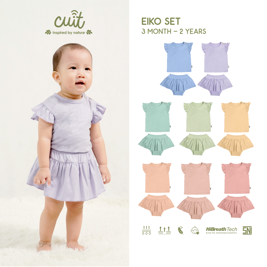 Cuit Eiko Set Setelan Anak